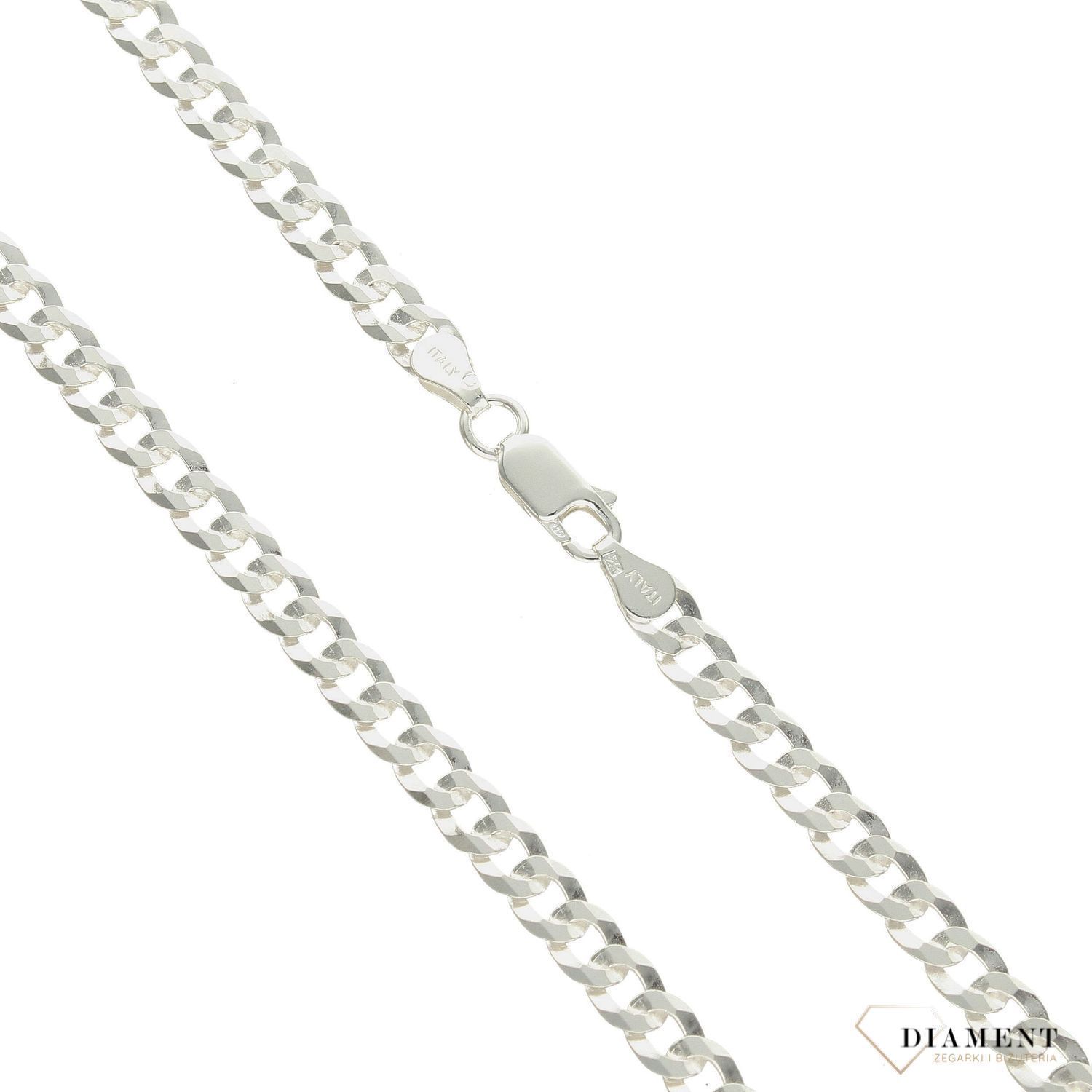 Srebrny Łańcuszek Pancerka 4,5 mm Srebro 925 – Klasyczny Łańcuch Męski i Damski (2).jpg